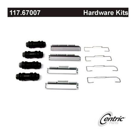 Centric Disc Brake Hardware Kit, Parts 117.67007